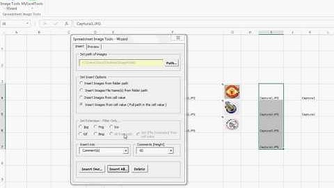 Spreadsheet Image Tools for Excel is an Excel add-in - you can insert multiple images - Video3