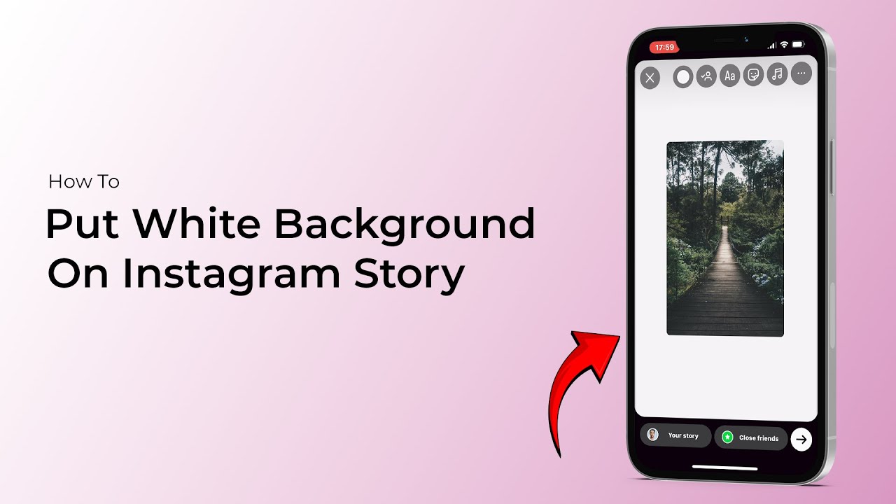 how-to-put-a-white-background-on-instagram-story-youtube