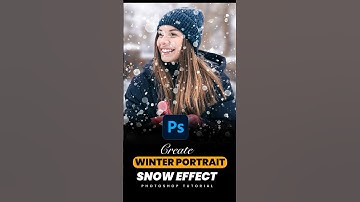 How to Make Winter Snow Effect in Photoshop Tutorial #photoshoptutorial #artwork #graphicdesign