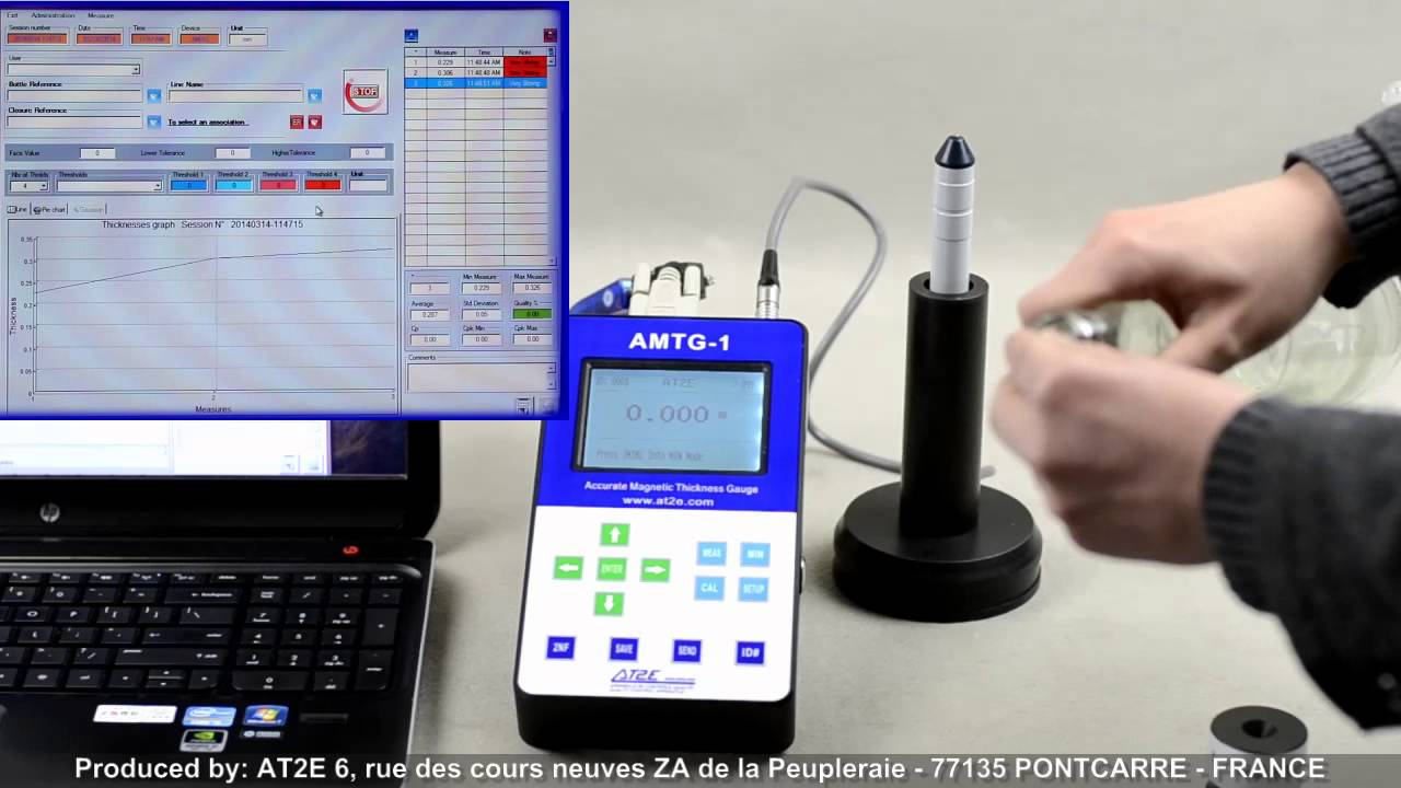 AMTG 1 Accurate Thickness Gauge Portable Model YouTube