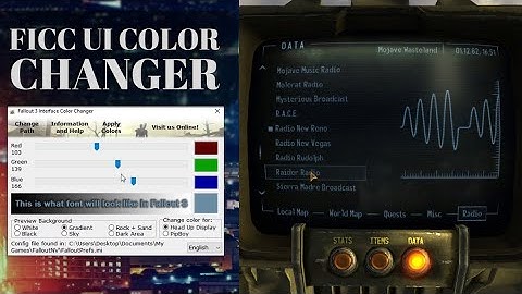 FICC UI Color Changer (Fallout 3 and Fallout New Vegas Mod)