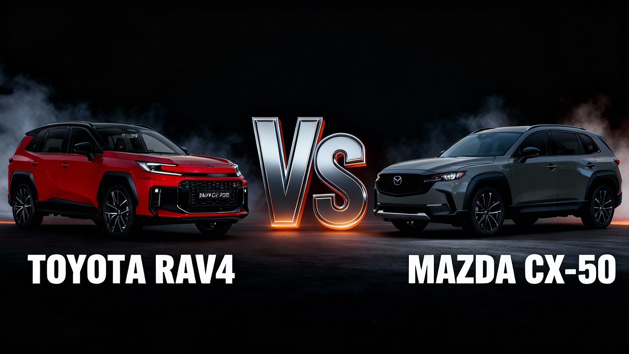 Toyota RAV4 2026 против Mazda CX‑50 — представлен лучший компактный внедорожник!