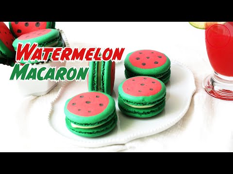 [ENG] [한글자막] Watermelon Macaron 수박 마카롱 🍉🍹❣  | Minarang Cooking 👩‍🍳