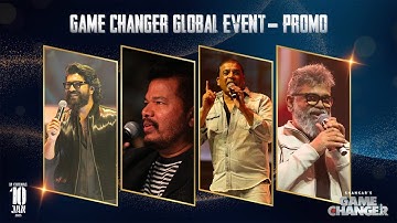 Game Changer Global Event  PROMO USA | Ram Charan | Shankar | Dil Raju | SJ Suryah | Thaman | Anjali