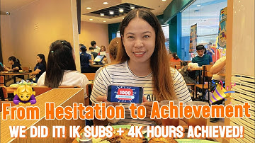 I Finally Reached 1,000 Subscribers and 4,000 Watch Hours! ❤️