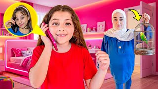 الين زعلت من يارا… فاجأناها بعصفور لتراضيها 😭🦜 ردة فعلها صدمتنا!