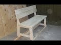 Садовая скамейка своими руками | DIY garden bench