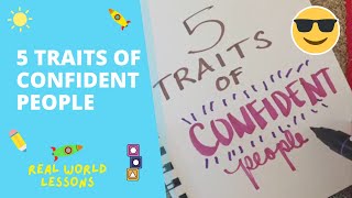 5 Traits that Confident people have | Explained in less than 60 seconds #shorts #confidence #life