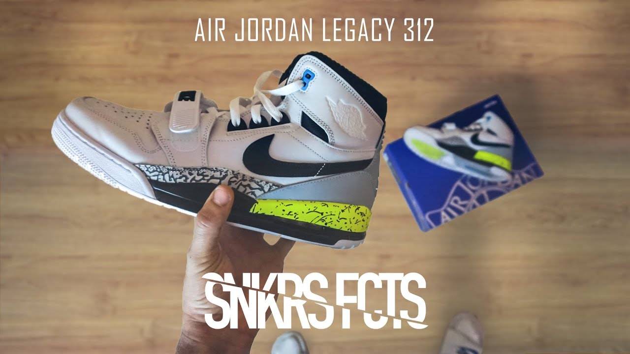 air jordan legacy 312 rosse e nere