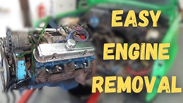 How to REMOVE AN ENGINE - Step by step guide