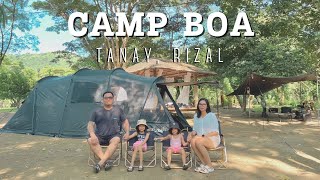 Camp Boa | Tanay, Rizal | Riverside Camping | Blackdog Tunnel Tent