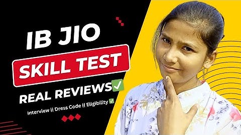 IB Jio Skill Test & Interview Original Review✅✅ What all was asked in 8th Nov Skill Test 🔥
