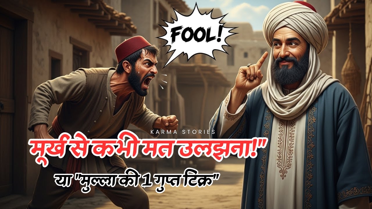 मूर्खों से बहस मत करो! मुल्ला नसरुद्दीन की यह बात याद रखना | Mulla Nasiruddin Funny Story