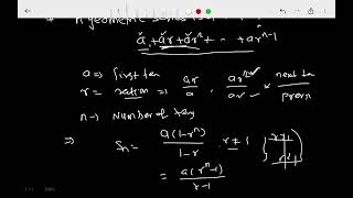37 Geometric Series finite and infinite also convergence and divergence of GM