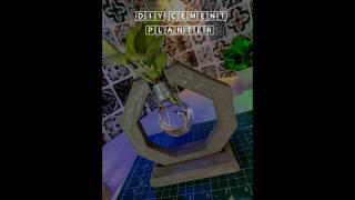 DIY OLD BULB CEMENT PLANTER  💡🪴 #shorts  #viralshorts  #trendingsong