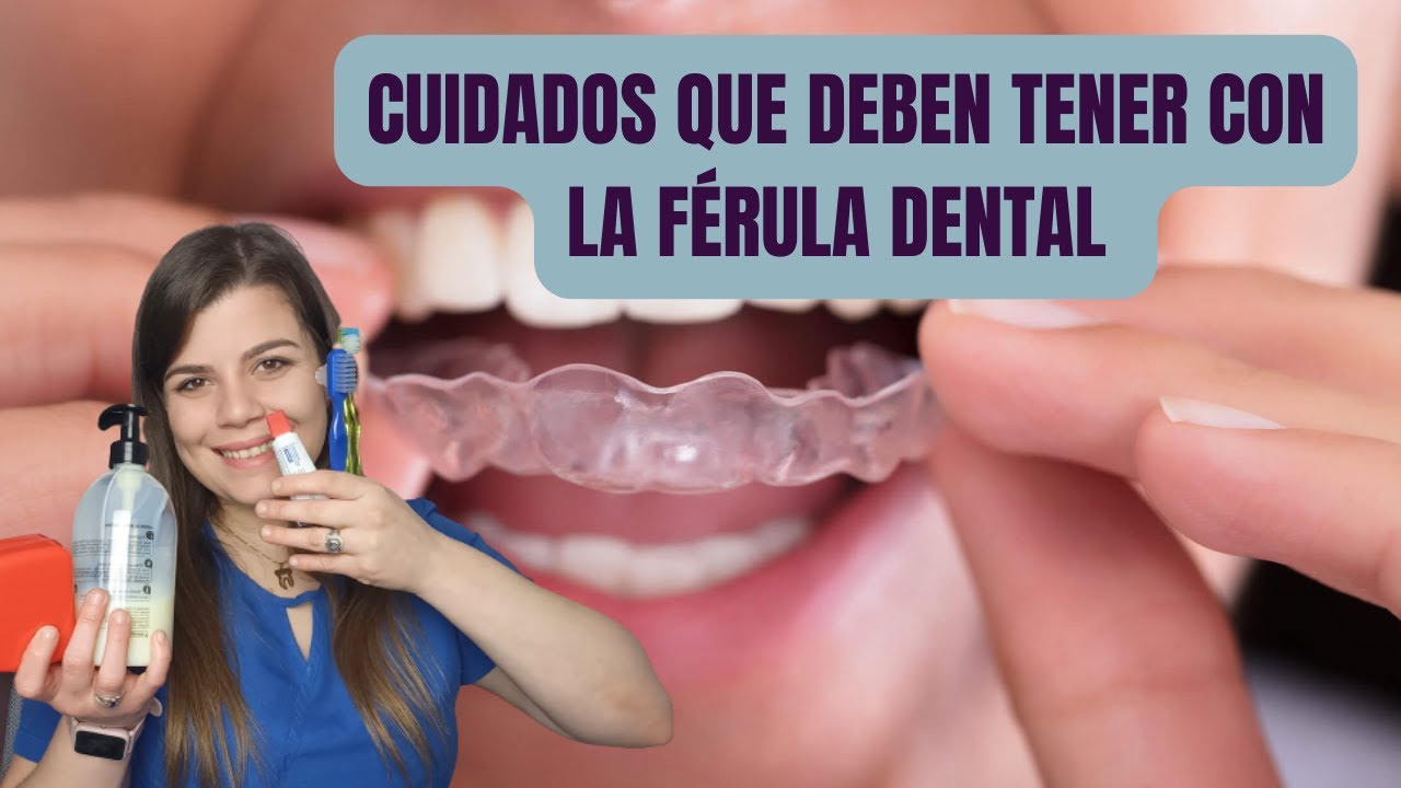 TRUCO LIMPIEZA FÉRULA DENTAL  Esta es la forma en la que puedes limpiar tu férula  dental y dejarla como nueva
