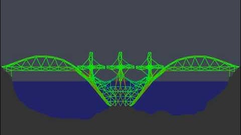 Bridge building game Level 9 New Wind turbins