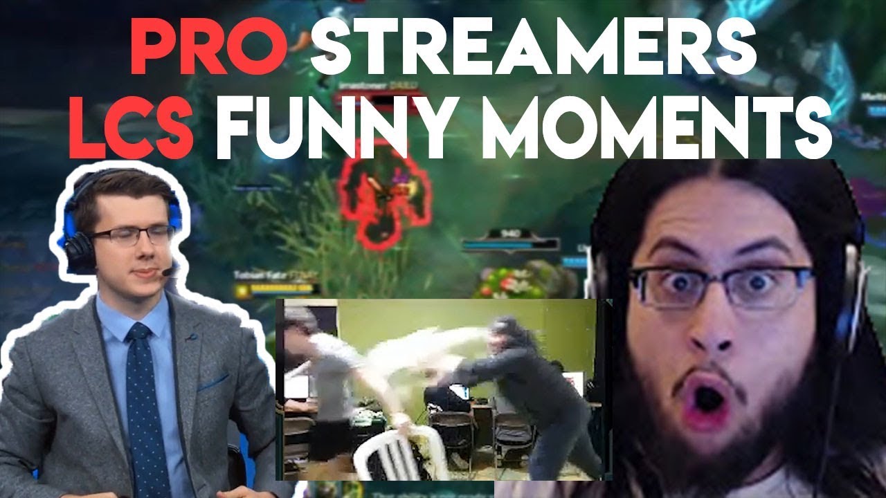 PRO PLAYER FUNNY/FAILS MOMENTS LCS & STREAMS Highlights | League of ...