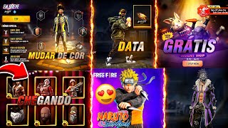 PARCERIA COM NARUTO, SKIN QUE MUDAR DE COR, NOVO PUNHO BOOYAH E NOVIDADES DA SEMANA - FREE FIRE