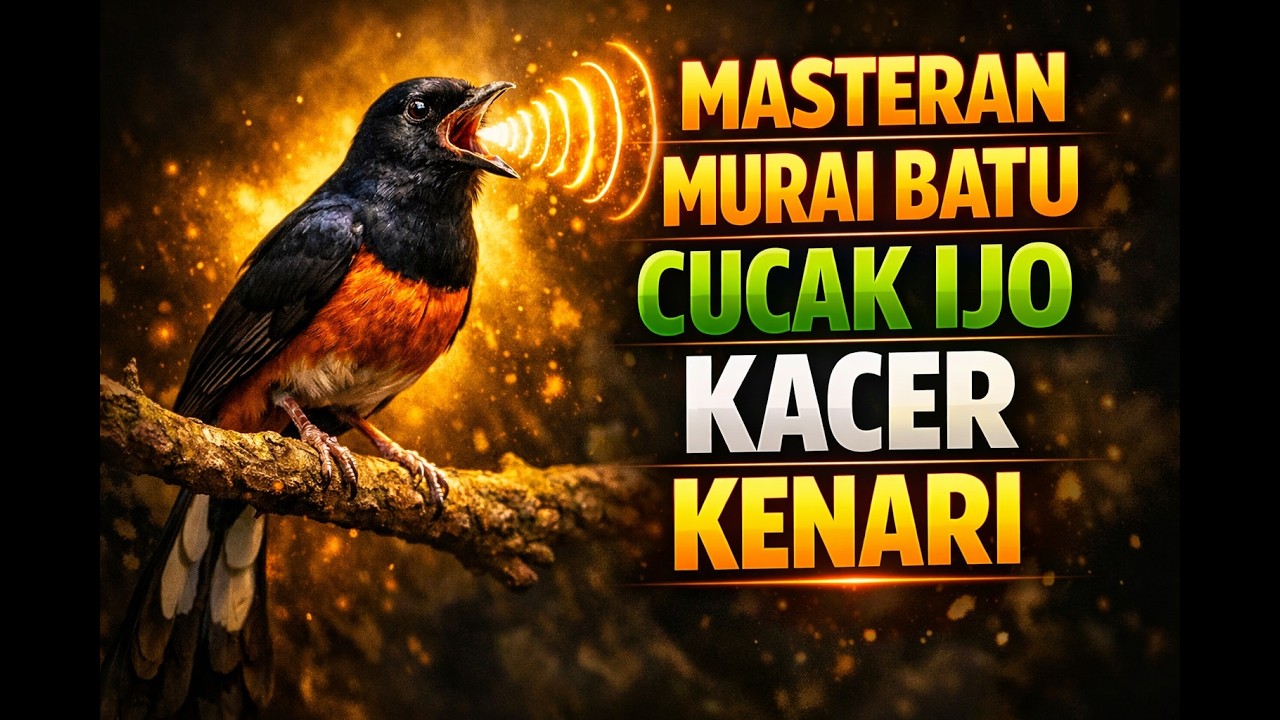 MASTERAN MURAI BATU — Suara Ngalun Ngalun Panjang! Cucak Ijo • Kacer • Kenari (Paling Dicari 2026)
