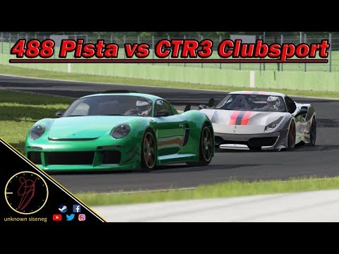 Ferrari 488 Pista Vs Ruf Ctr3 Clubsport At Imola Assetto Corsa Unknown Siseneg