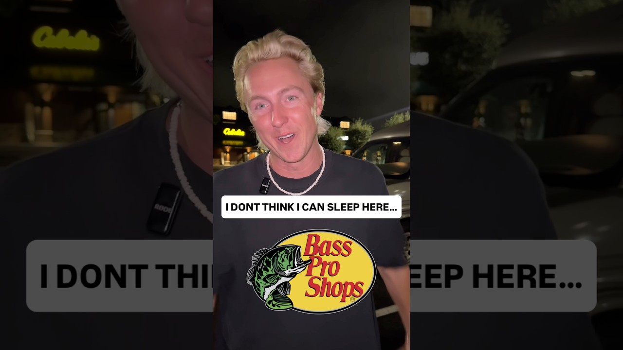 I Tried Sleep at Bass Pro Shop 👀
