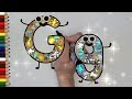 How to draw alphabet G with foam beads and spangles | how to write letter G | cute G | Alphabet