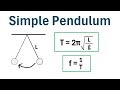 Physics: Simple Pendulum Practice Problems