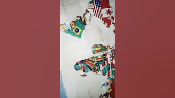 خريطة هو العالم خرائط دول اعلام رسم 