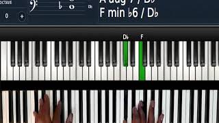 How to harmonize the G flat major scale