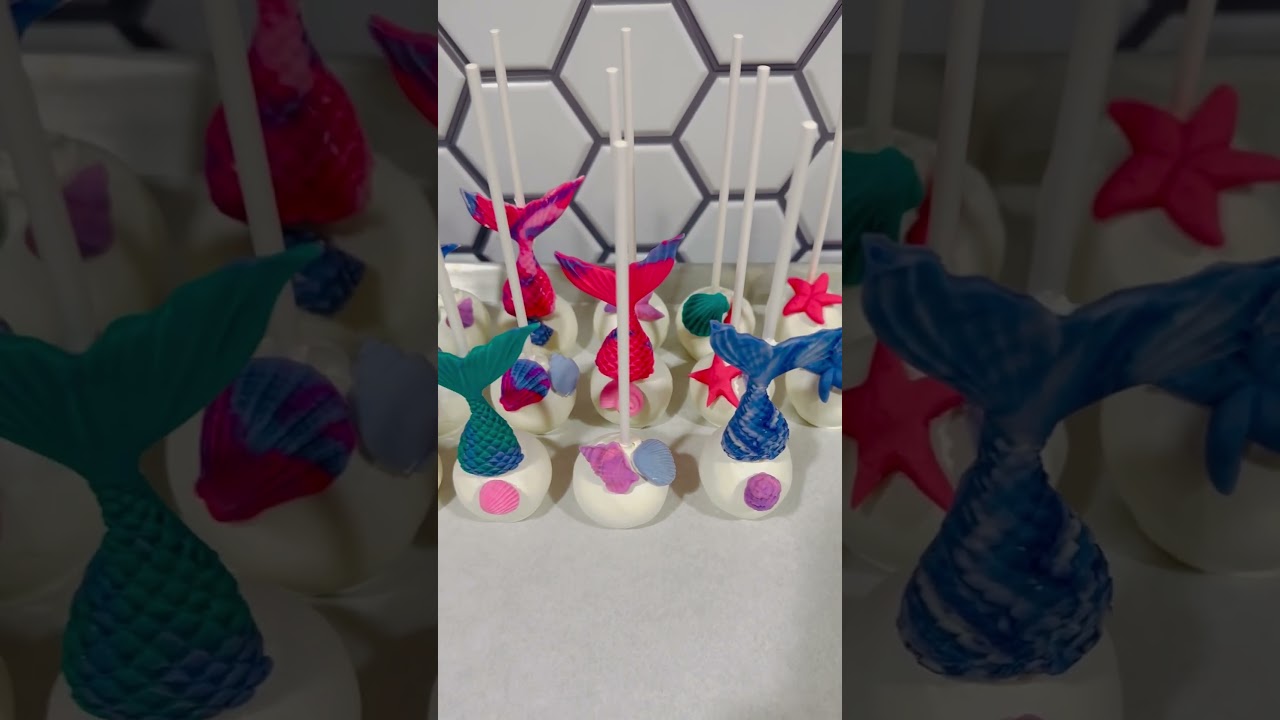 Mermaid Cake Pops 
