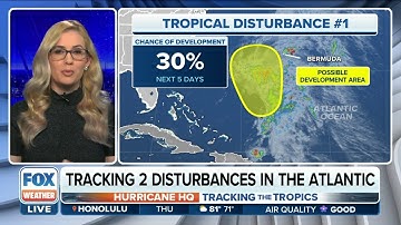 Two Areas Being Monitored For Tropical Development