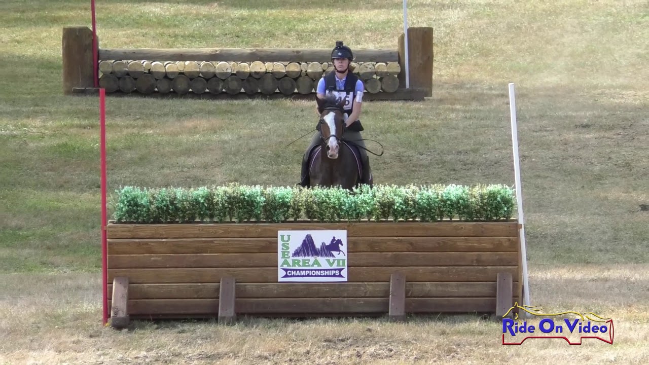 horseshoe bend 146XC Siena Massey on Mante's My Tyme Open Training Cross Country Aspen Farms Sept. 2019