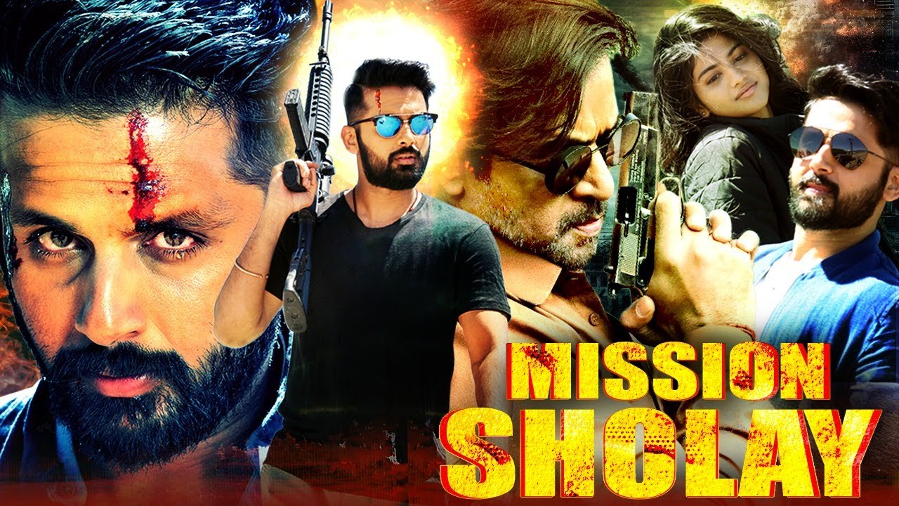 Mission Sholay Full Hindi Dubbed Action Movie | 2024 Nithin Latest Films | Megha Akash, Ravi Kishan
