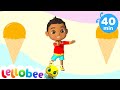 Lellobee - Fruity Ice Cream Song | Kids Fun &amp; Educational Cartoons | Moonbug Play and Learn