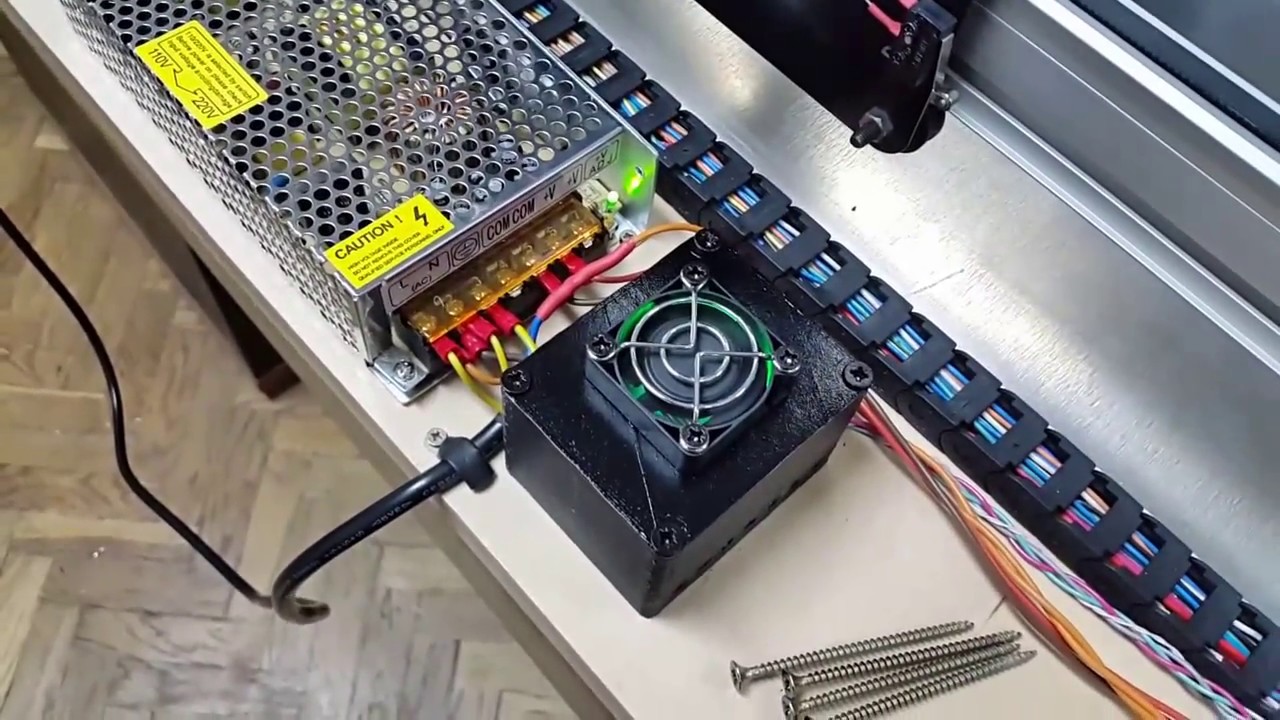 Big Custom Shapeoko 3D printer - YouTube