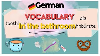 German Vocabulary | In The Bathroom - Important Words | Learn German