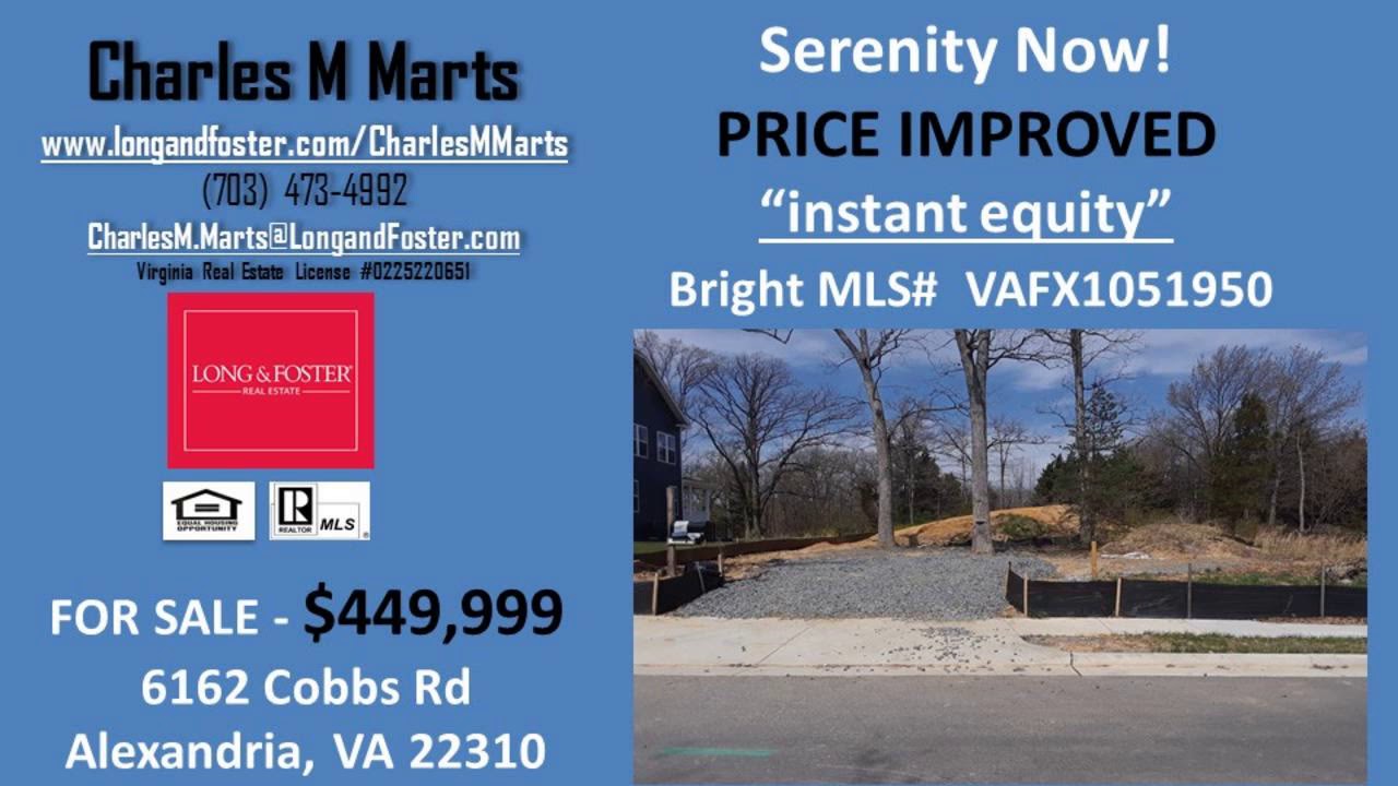 Lot for sale in Alexandria VA YouTube