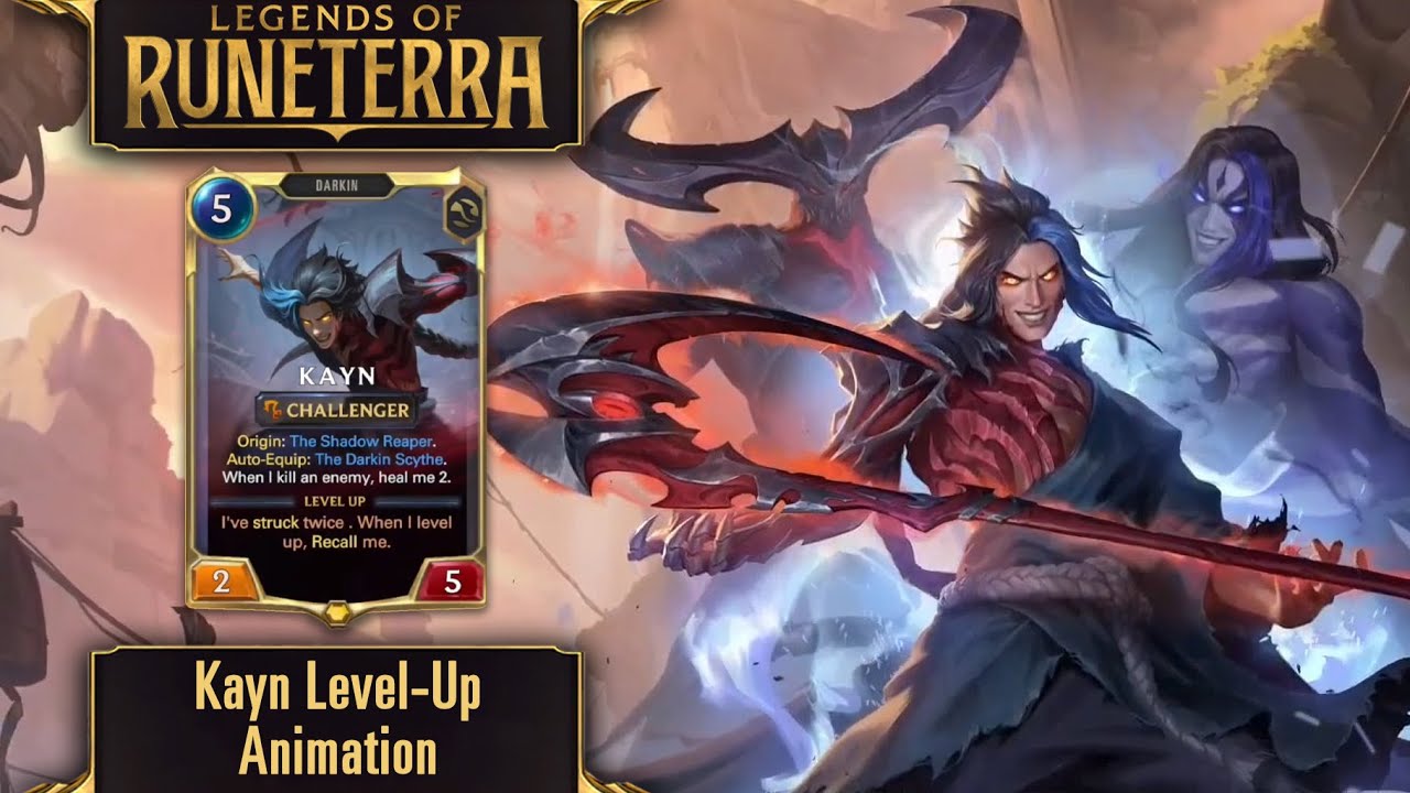 Legends of Runeterra - Kayn Level-Up Animation - YouTube