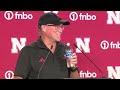 Dana Holgorsen Previews Nebraska's Season Opener | Full Press Conference
