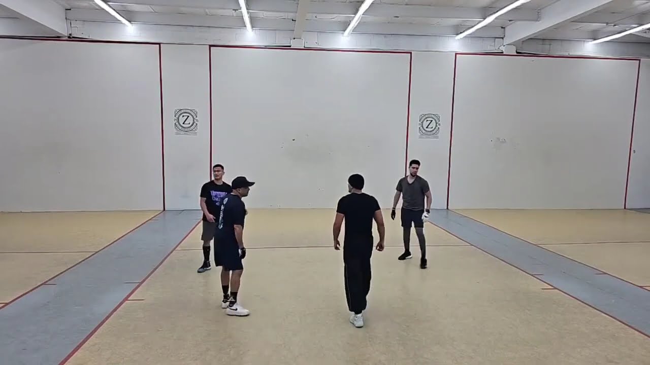 Zerega - Eli Vasquez & Mark Stark vs Long Chen & Mark - Doubles Handball Filmed By Shena - 2.13.2026
