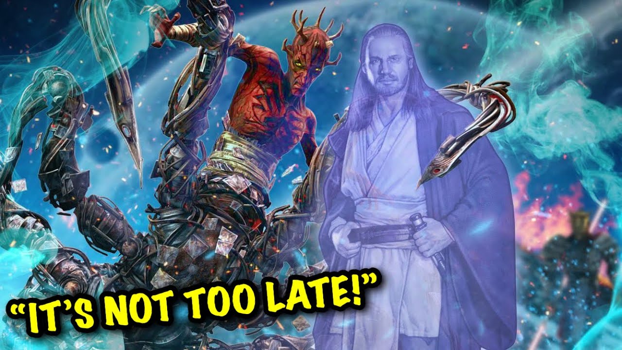 What If Qui Gon SAVED Darth Maul As A Force Ghost - YouTube