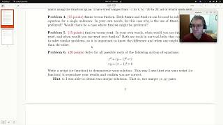 Solving a system of non-linear equations with MATLAB: fsolve