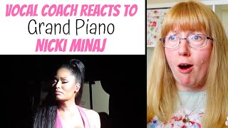 Vocal Coach Reacts to Nicki Minaj 'Grand Piano' LIVE