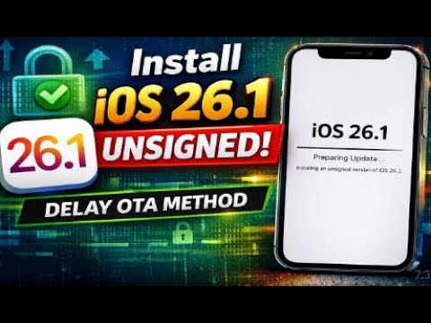 CARA TUTORIAL UPDATE IOS DENGAN DELAY OTA FULL - YouTube