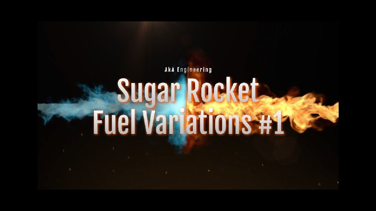 alternative fuel for sugar rockets? Test 1 YouTube