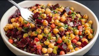 Ein Salat für Jugend und Schönheit! Mediterraner Rote-Bete-Salat in 2 Minuten