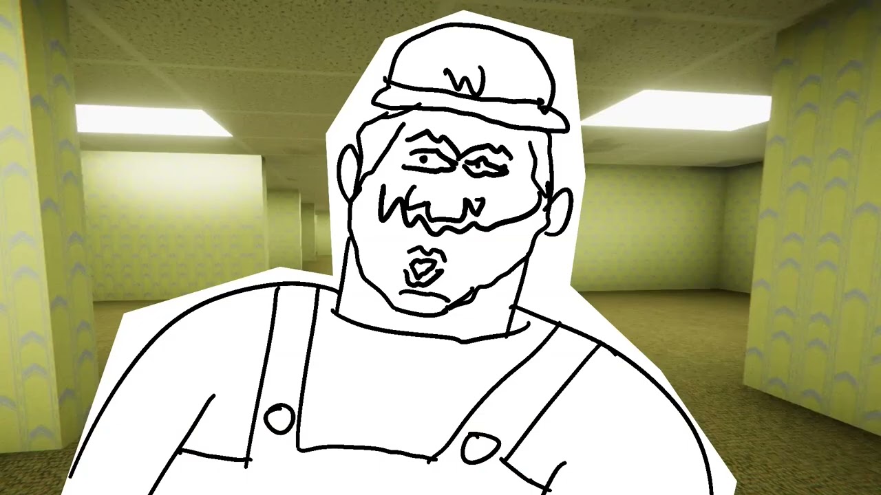 Mario & Luigi in the Backrooms