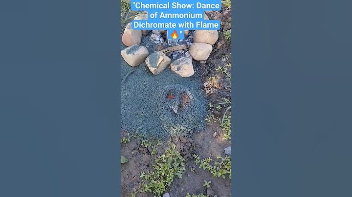 Chemical Show:Dance of Ammonium Dichromate with Flame 🔥 #survivalskills #outdoors #chemical