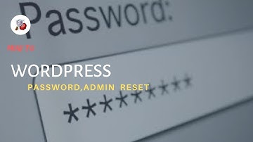 WordPress Password and admin username reset in Tamil